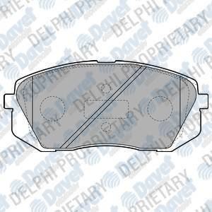 DELPHI LP2050 Fren Balatasi On (137mm) Tucson 15- Carens 06-12 Sportage 04-10 I40 11-15 Ix35 10-13
